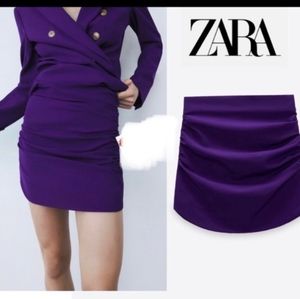 Zara Purple Mini Skirt